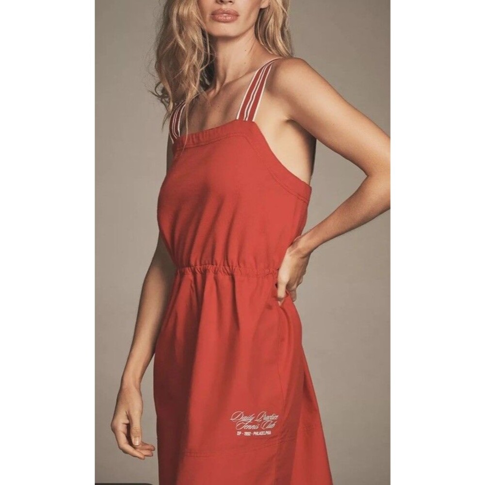 Daily Practice By Anthropologie Passing Shot Sleeveless Mini Red  Dress  Size S